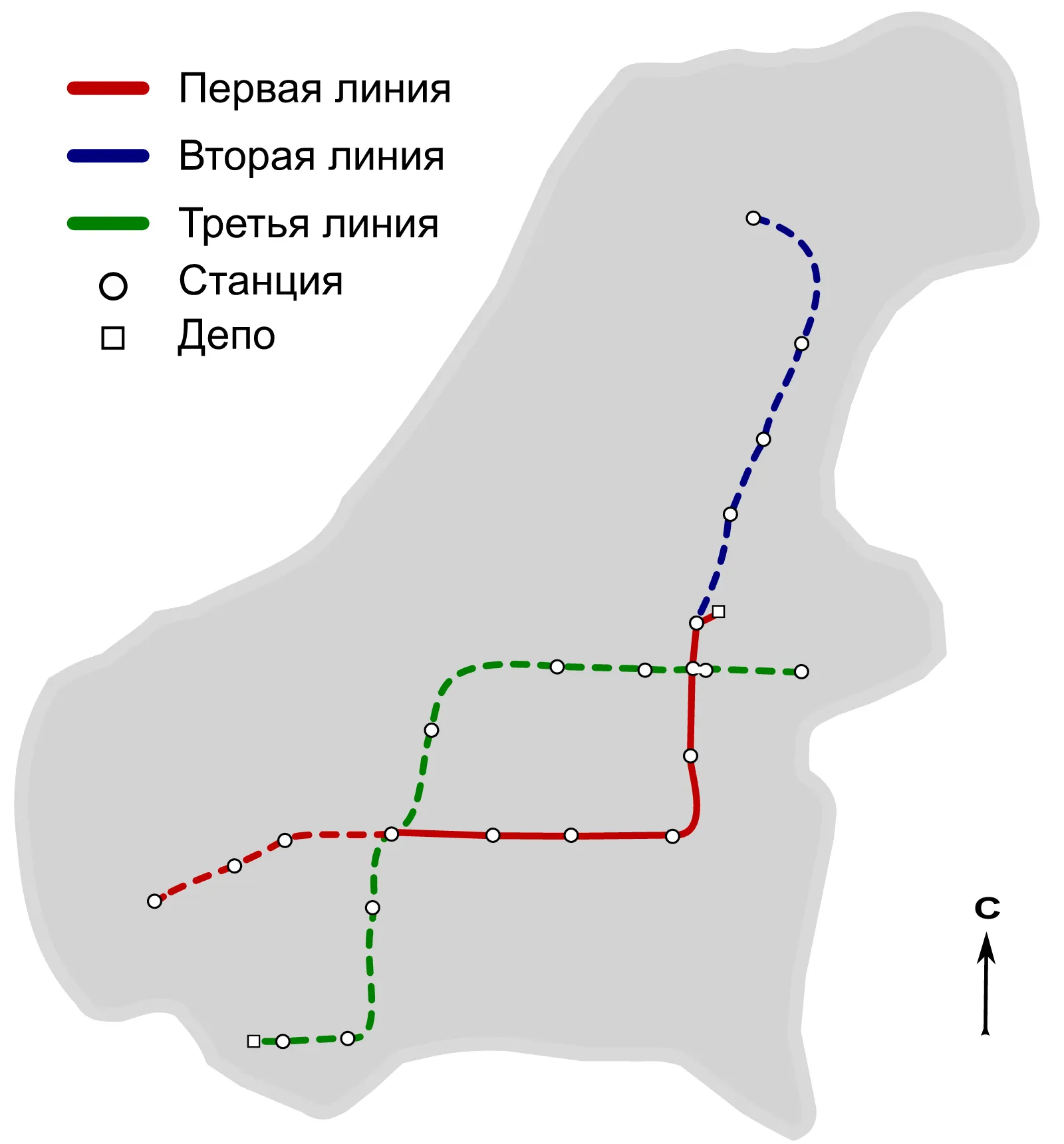Almaty Metro — Plano oficial