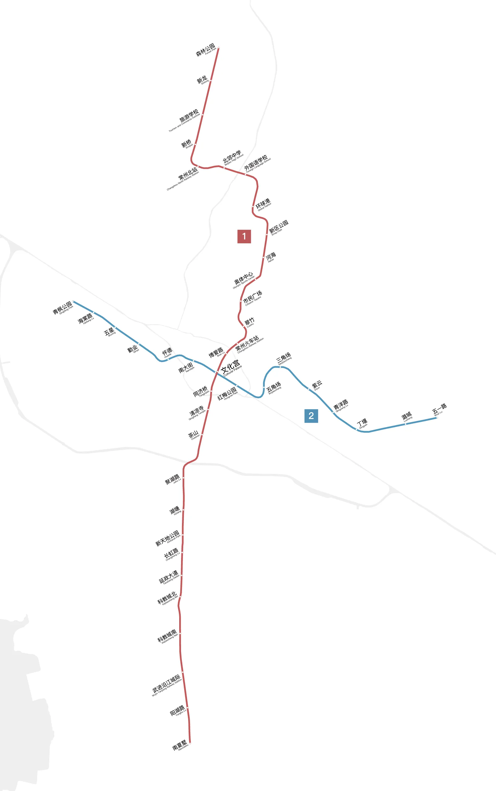 Changzhou Metro — Plano oficial