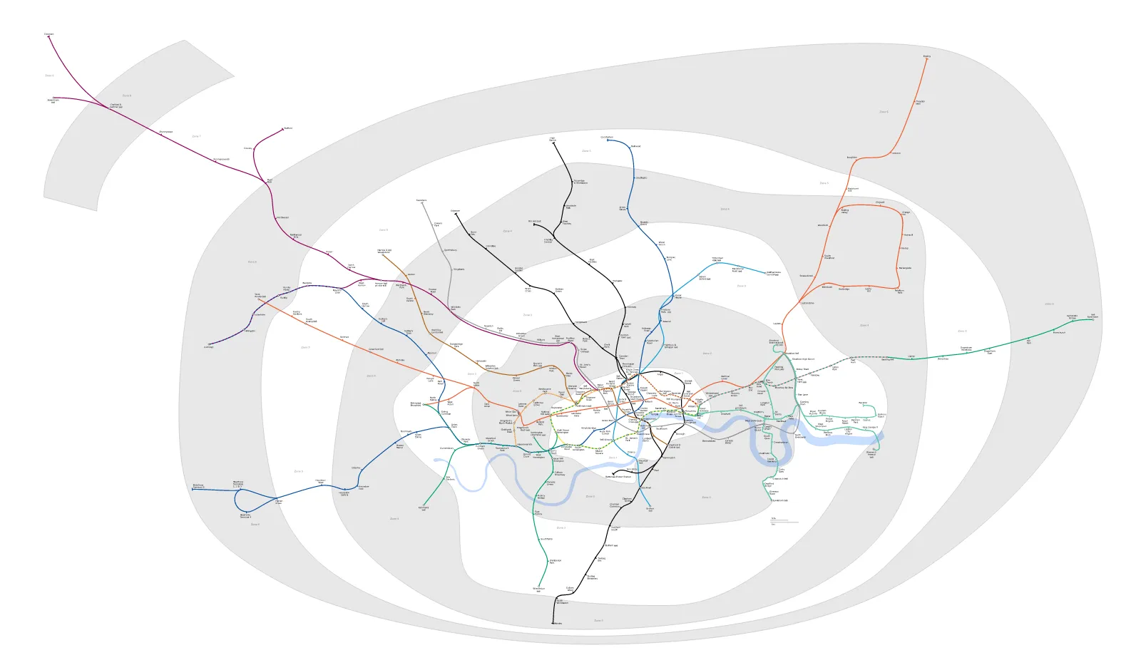 Docklands Light Railway — Plano oficial