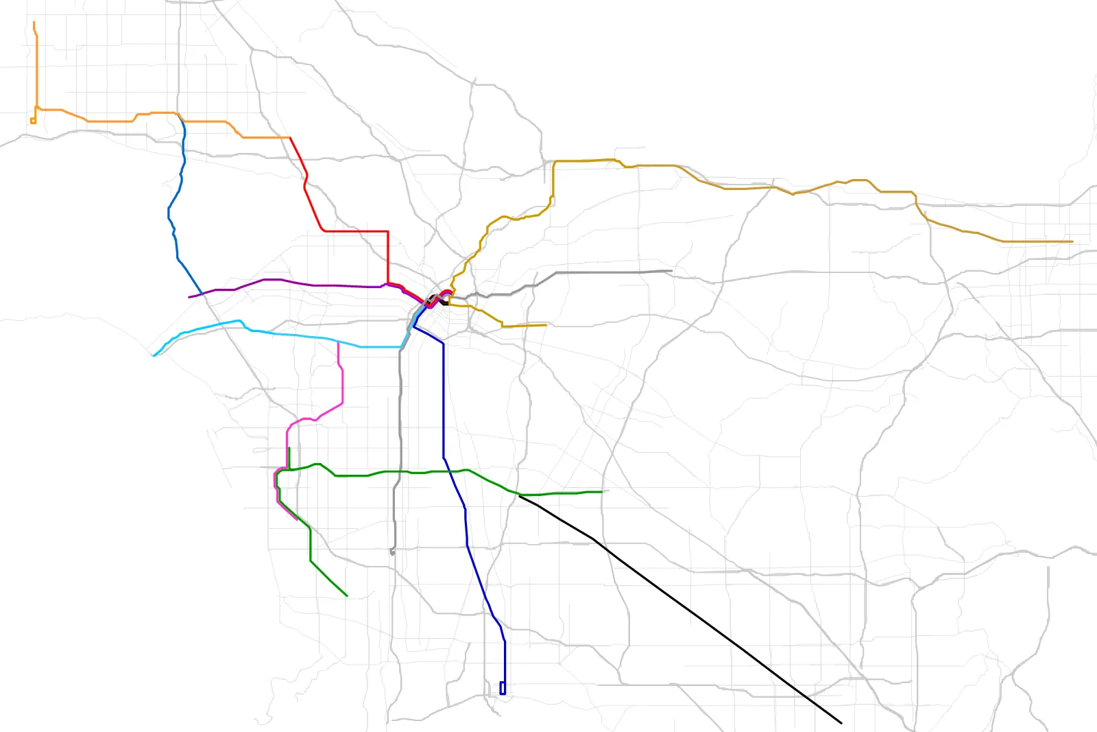 Metro Rail — Plano oficial