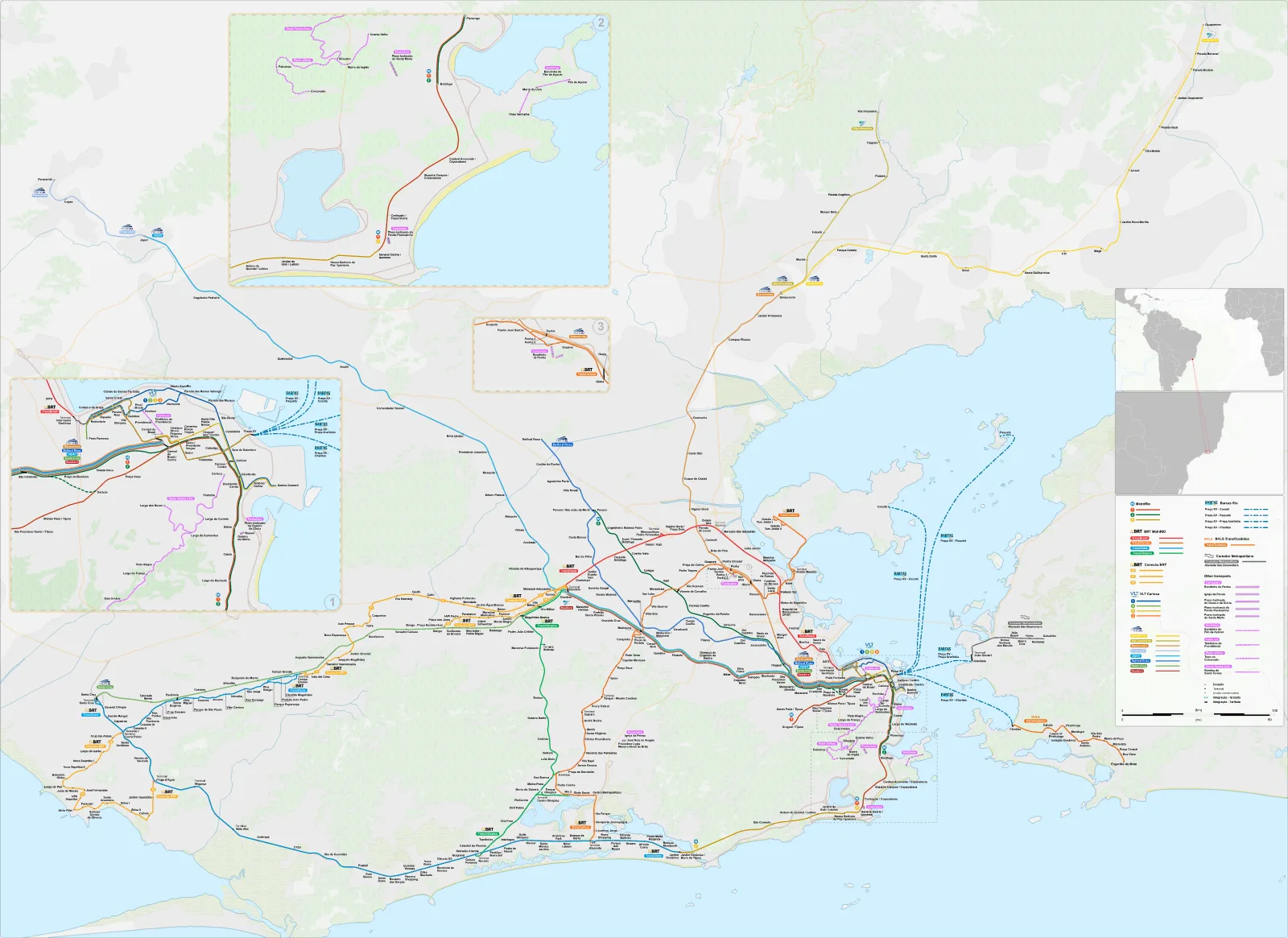 Rio de Janeiro Metro — Plano oficial