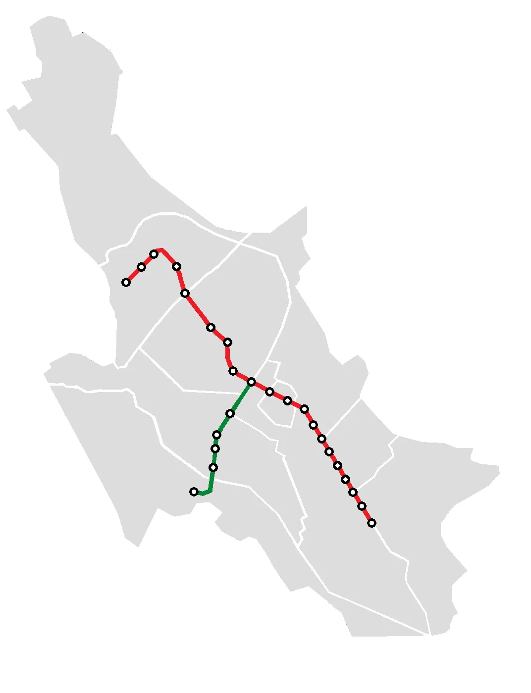 Shiraz Metro — Plano oficial