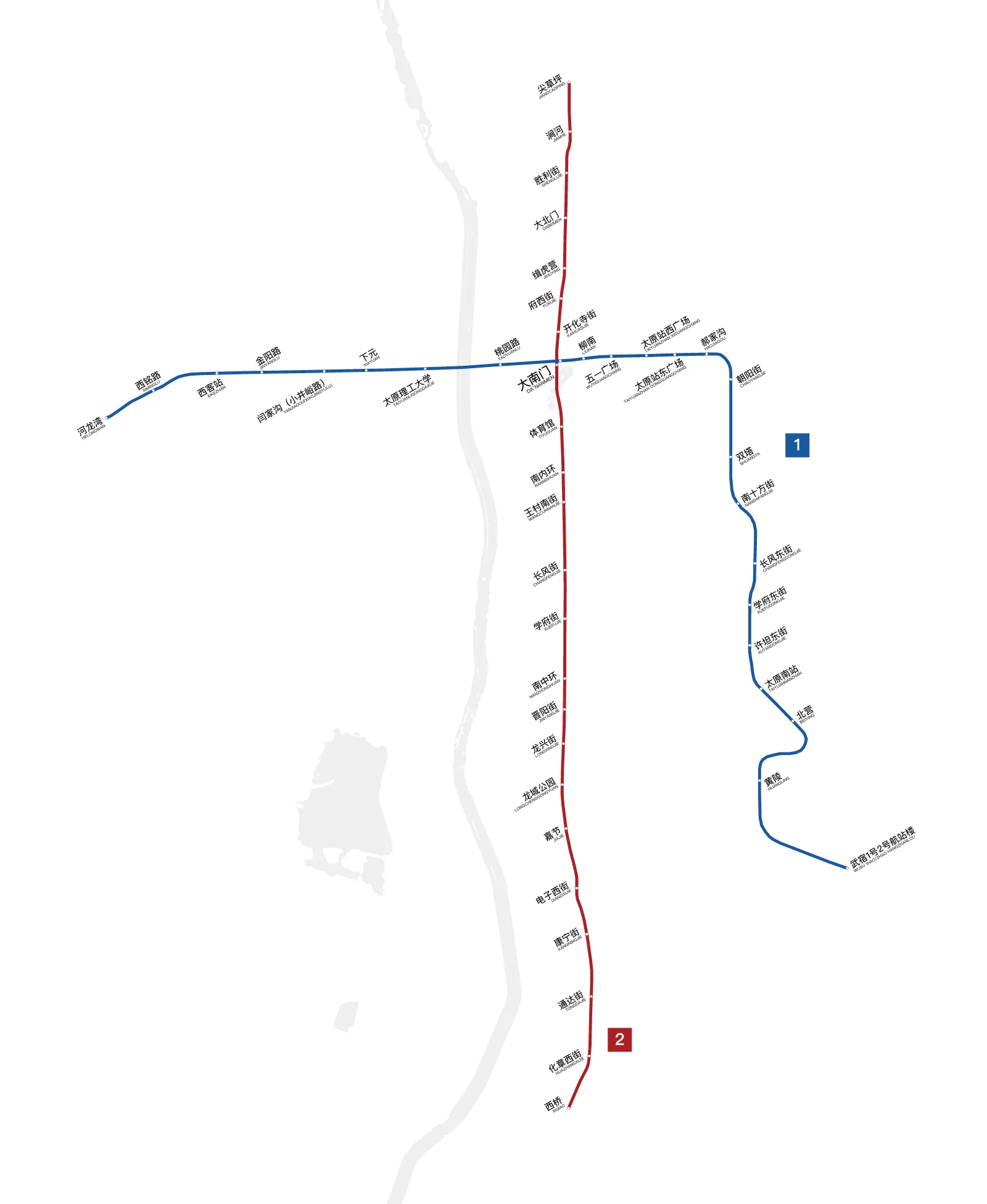 Taiyuan Metro — Plano oficial