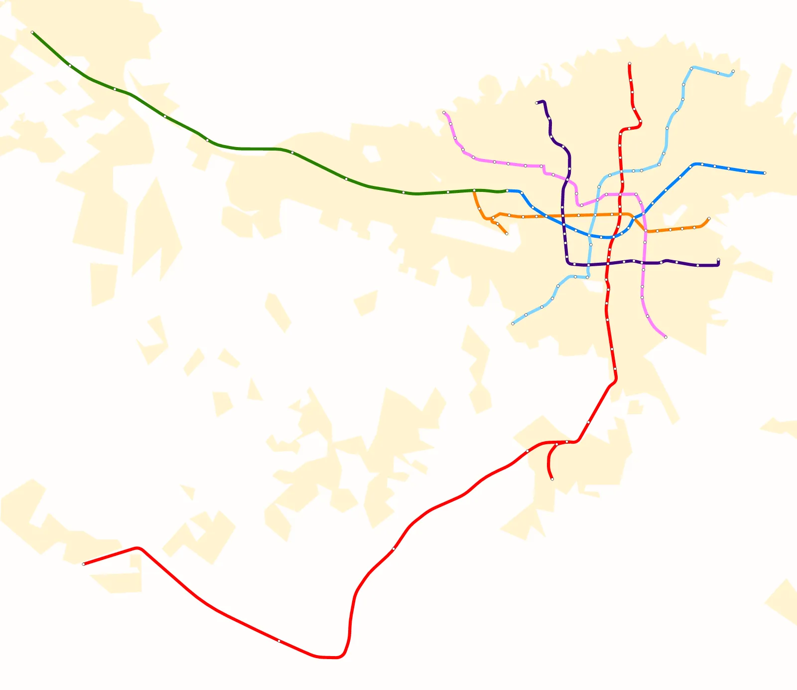 Tehran Metro — Plano oficial