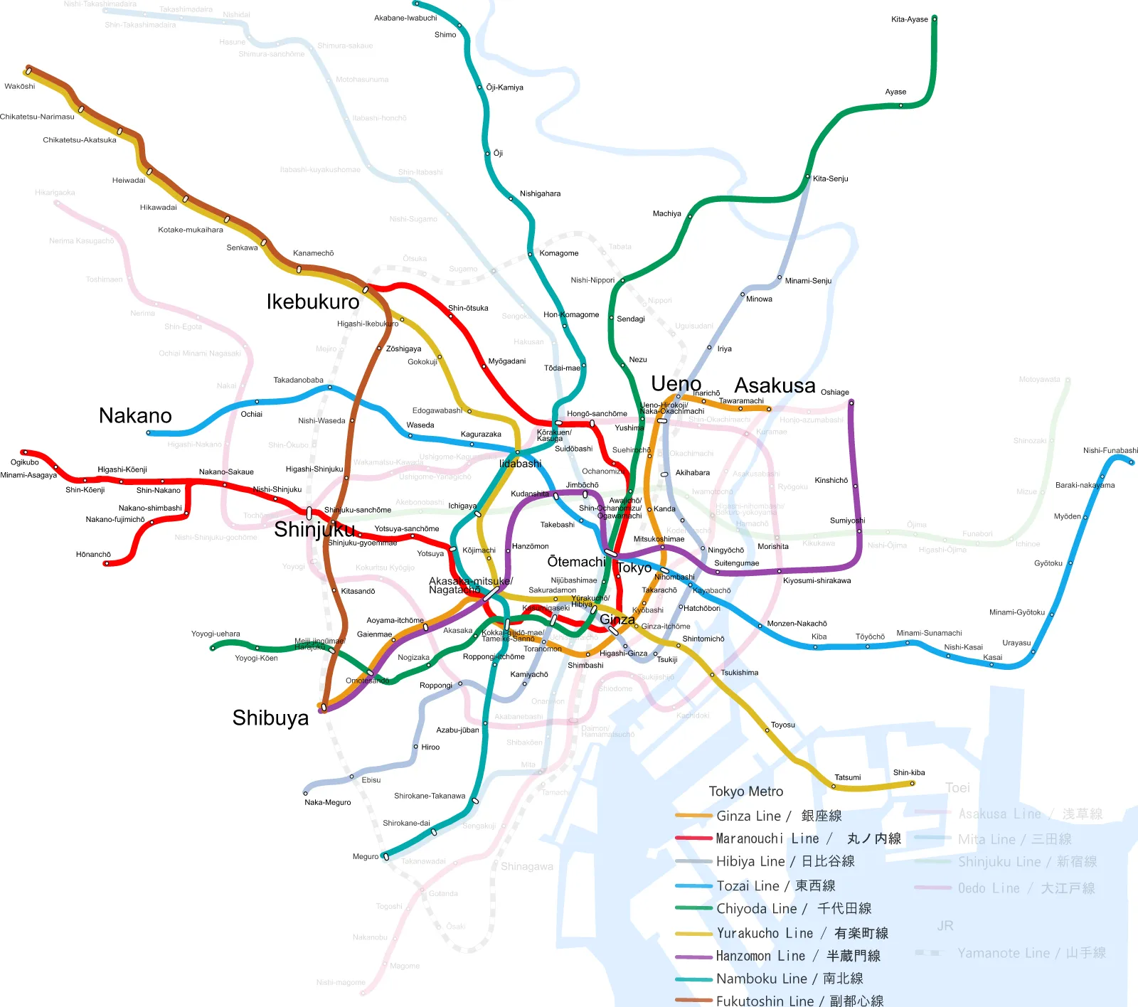 Yurikamome — Plano oficial